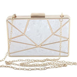 Luxury Brand Design Acrylic Decoration Clutches