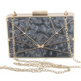 Luxury Brand Design Acrylic Decoration Clutches