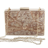 Luxury Brand Design Acrylic Decoration Clutches