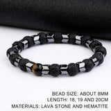 Natural stone Hematite Bracelet