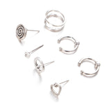 Round Heart Ear  Ring