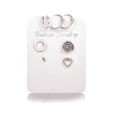 Round Heart Ear  Ring