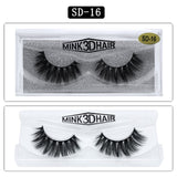 3D Mink Eyelashes 1Pair Thick Fake Lashes