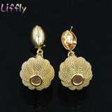 Big African Gold Jewelry Set for Women