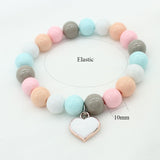 Elastic Glass Beads Bracelets