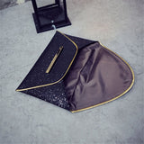 Hot Hand  Women Fashion Sequins Envelope Bag