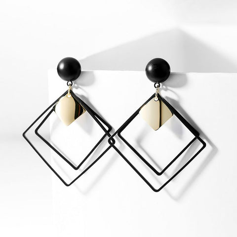 Trendy Elegant Geometric Drop Earrings