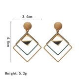 Trendy Elegant Geometric Drop Earrings