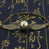 Retro Simulated Pearl Angel Wings Charm Bracelet