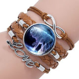 Retro Wolf head bracelet