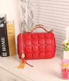 Boston Bags Ladies Tassel Button Messensher Shoulder Bags Designer