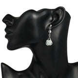 Korean version of the temperament popular earrings long diamonds