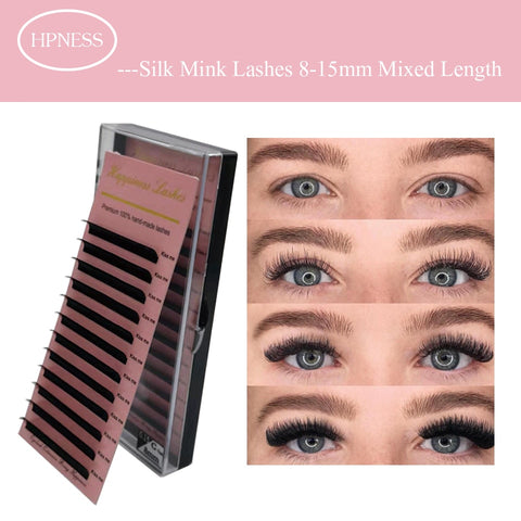 Premium Eyelash Extension Silk Mink Soft Lashes