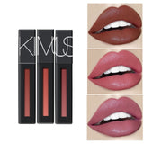 KIMUSE Matte Long-lasting Liquid Lipstick Kit Waterproof Lip Gloss Metallic