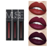 KIMUSE Matte Long-lasting Liquid Lipstick Kit Waterproof Lip Gloss Metallic