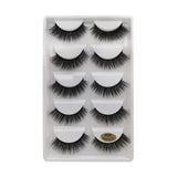 5 pairs mink eyelashes