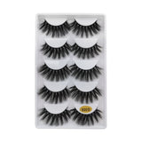 5 pairs mink eyelashes