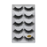 5 pairs mink eyelashes