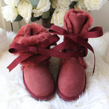 grwg New Arrival 100% Real Fur Classic Mujer Botas Waterproof Genuine Sheepskin Leather Snow Boots Winter Shoes for Women