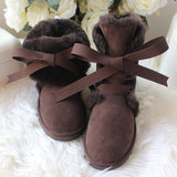 grwg New Arrival 100% Real Fur Classic Mujer Botas Waterproof Genuine Sheepskin Leather Snow Boots Winter Shoes for Women