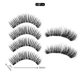 4Magnetic Eyelashes Extension Natural False Eyelash