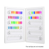 96 Colors Professional False Nail Color Book