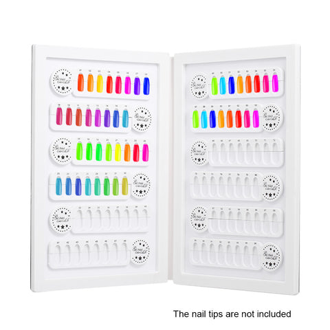 96 Colors Professional False Nail Color Book