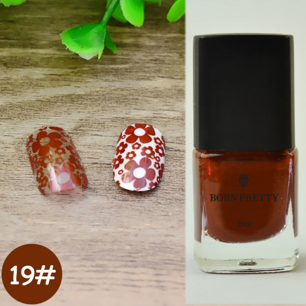 Holographic Stamping Nail Polish