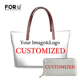 FORUDESIGNS Women Bags for Black Art African Girls Design Luxury Handbag&Purse Set Ladies Top-Handle Bags Females Beach Bag 2019
