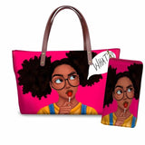 FORUDESIGNS Women Bags for Black Art African Girls Design Luxury Handbag&Purse Set Ladies Top-Handle Bags Females Beach Bag 2019