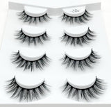 natural eyelashes long makeup 3d mink