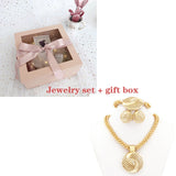 Dubai Jewelry Sets Women Gold Big Necklace african