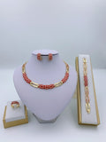 Luxury African Beads Jewelry Set