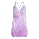 Women's Lace Satin Silk Sleepwear