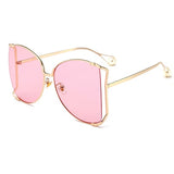 Oversized Sun Glasses Women Clear Shade oversized Sunglasses