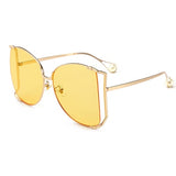 Oversized Sun Glasses Women Clear Shade oversized Sunglasses