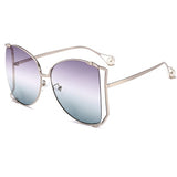 Oversized Sun Glasses Women Clear Shade oversized Sunglasses