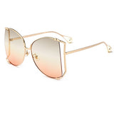 Oversized Sun Glasses Women Clear Shade oversized Sunglasses