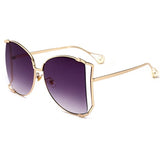 Oversized Sun Glasses Women Clear Shade oversized Sunglasses