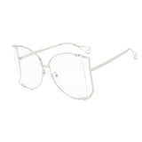 Oversized Sun Glasses Women Clear Shade oversized Sunglasses