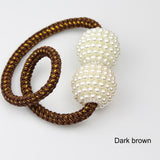 1x Pearl Magnetic Curtain Clip Curtain Holders Tieback Buckle Clips
