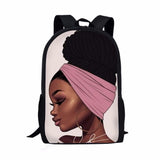 Black Afro Girl Magic Book Bags