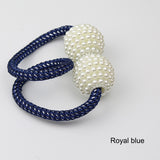 1x Pearl Magnetic Curtain Clip Curtain Holders Tieback Buckle Clips