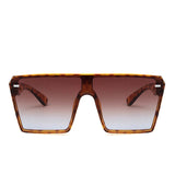 Oversized Square Sunglasses Retro Gradient Big Frame Sun Glasses