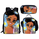Black Girl Magic Melanin Prints Book Bag