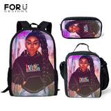 Black Girl Magic Melanin Prints Book Bag