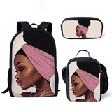 Black Girl Magic Melanin Prints Book Bag