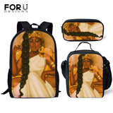Black Girl Magic Melanin Prints Book Bag