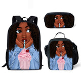 Black Girl Magic Melanin Prints Book Bag