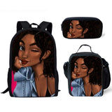 Black Girl Magic Melanin Prints Book Bag